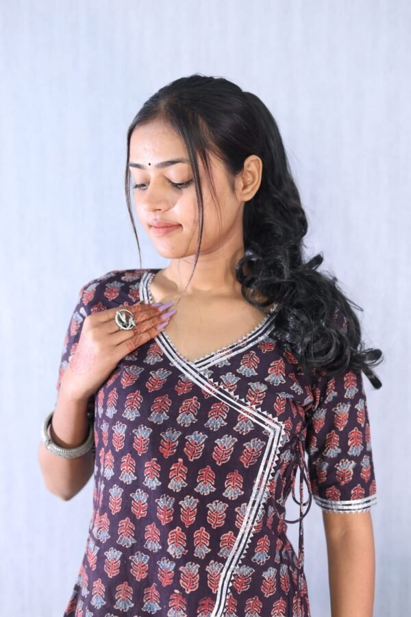 Ajrakhiya Collection – Sharara Set - Image 3