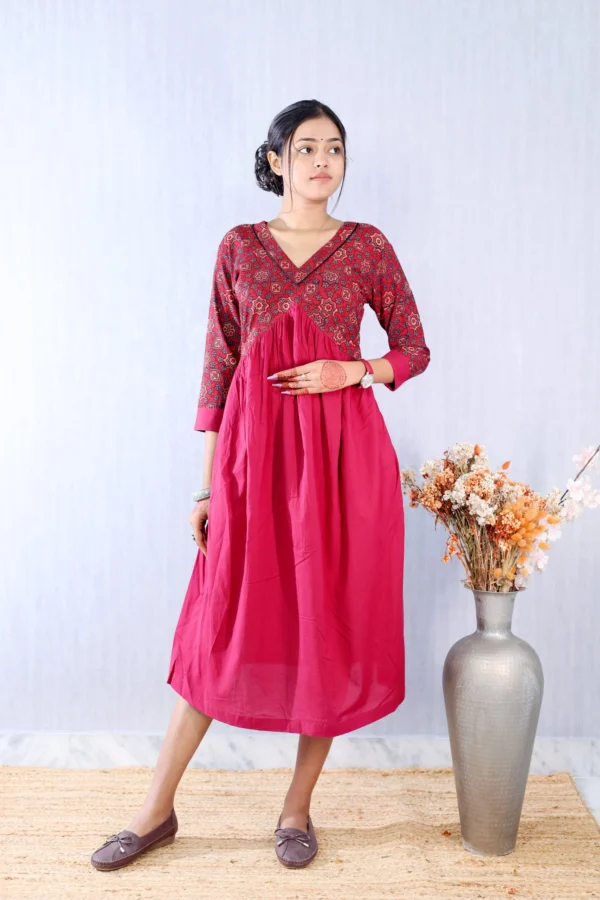Ajrakhiya Collection Dress - Image 4