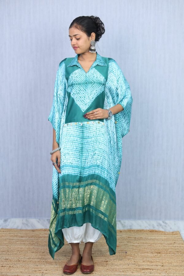 Modal Silk Kaftan – Ajrakhiya Collection